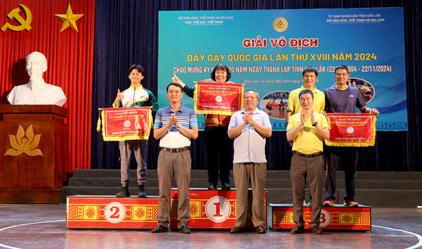Đoàn Đắk Lắk giành 16 huy chương tại giải vô địch đẩy gậy quốc gia lần thứ XVIII năm 2024